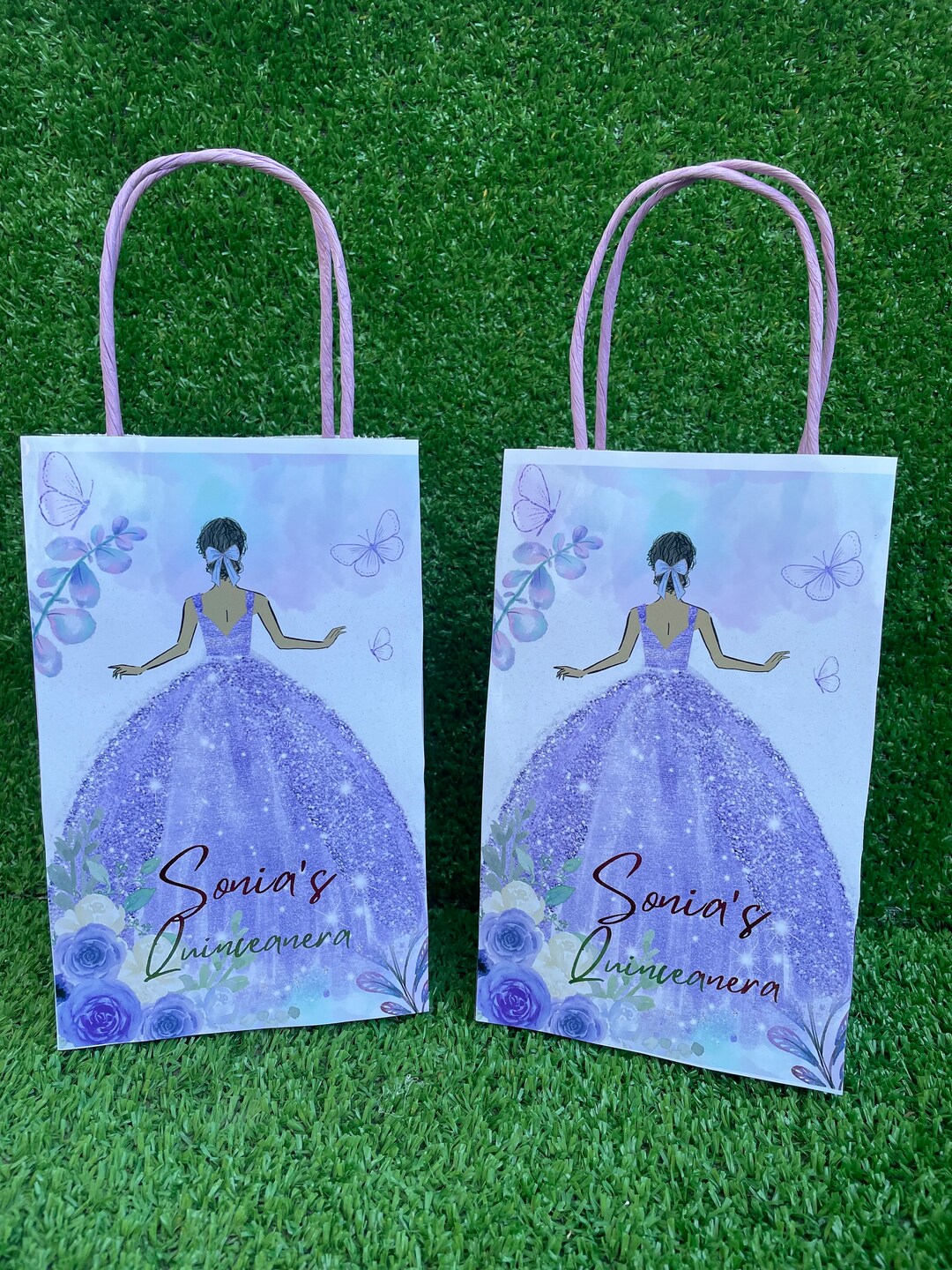 Quinceañera or Sweet Sixteen Favors Bags Any Color Dress. Etsy