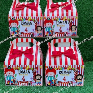 Carnival Circus Lunchboxes Any Theme. - Etsy