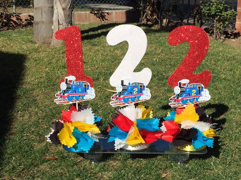 Thomas and friends party theme decorative stick character.