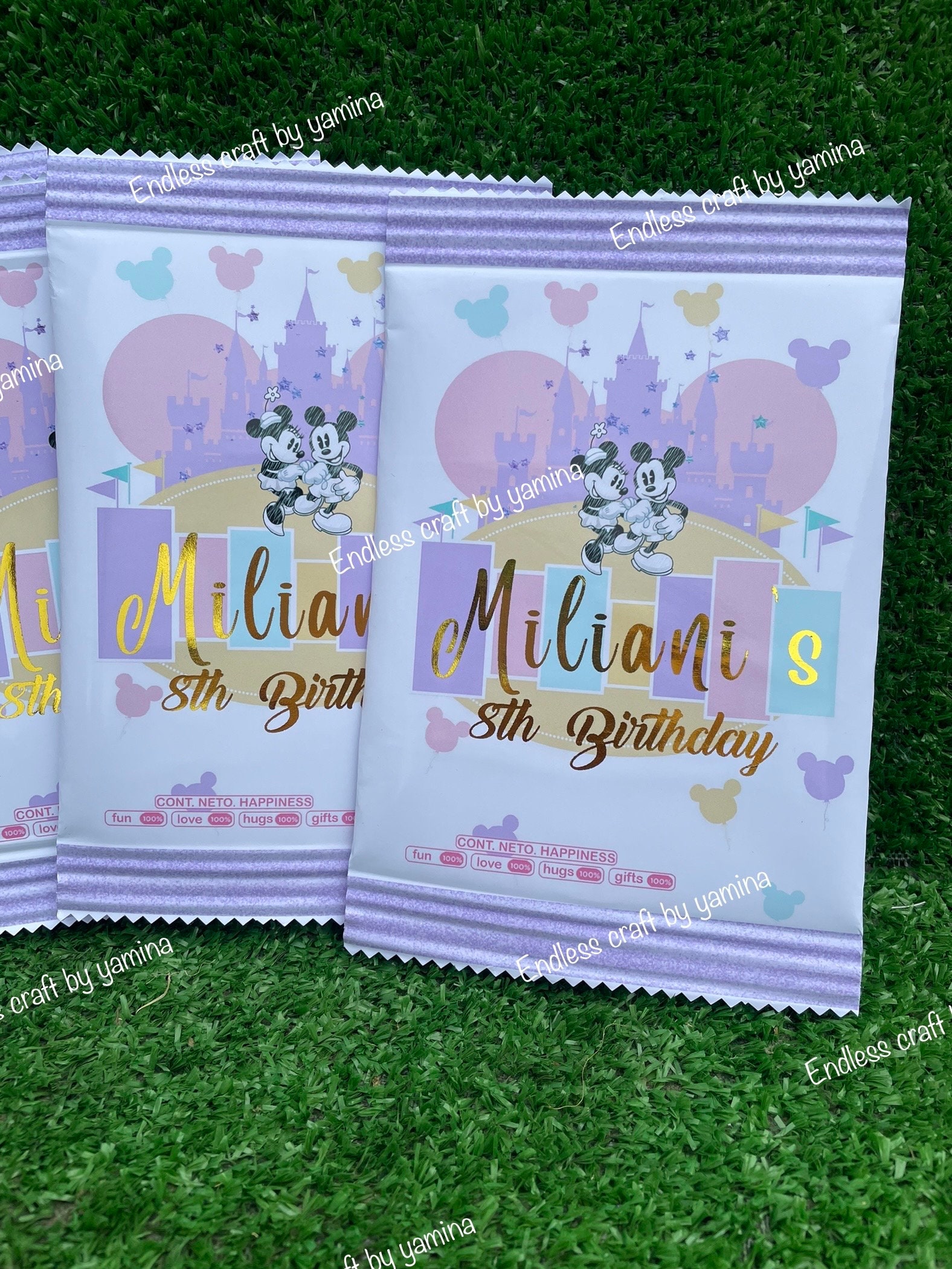 Chip Bags Wrappers (set of 12).any Theme Can Be Done - Etsy