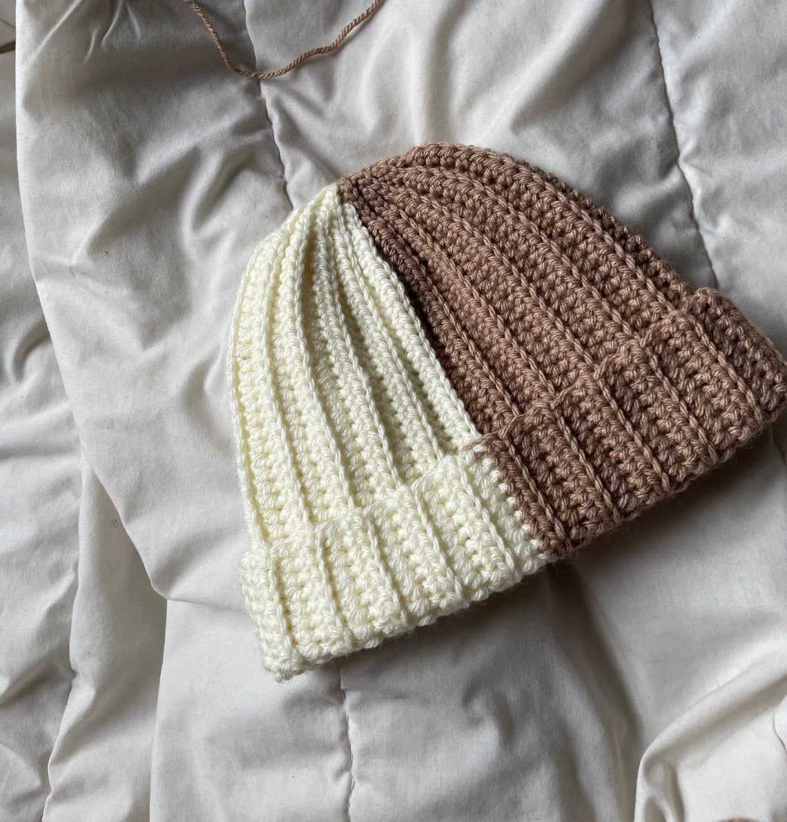 Beanie 2 0 Easy Crochet Beanie Pattern Etsy