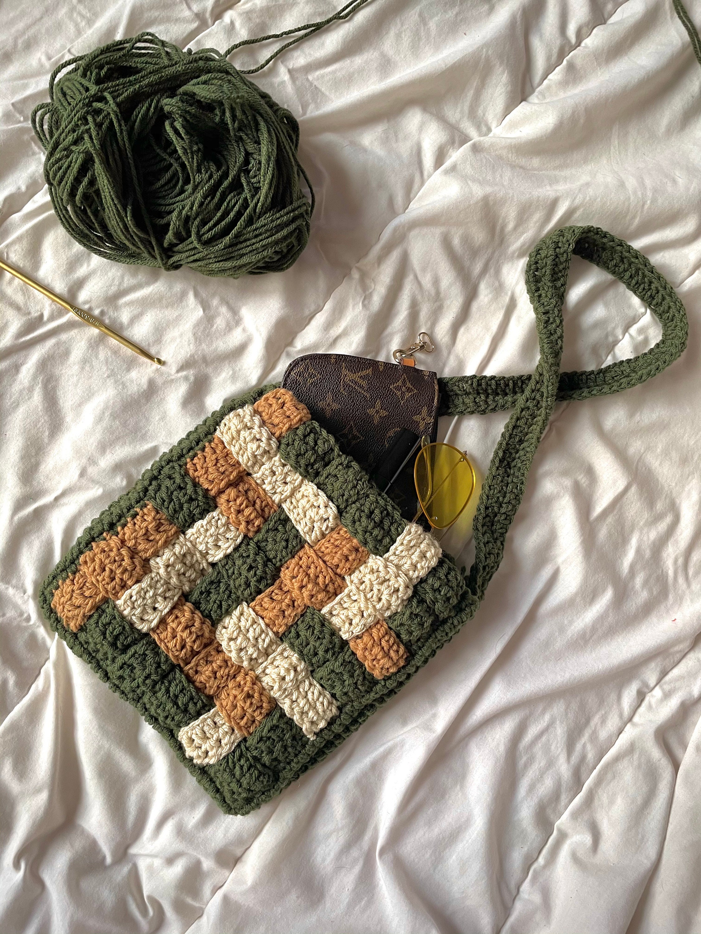 Super stylish crochet bag handles - Art Paper Joy