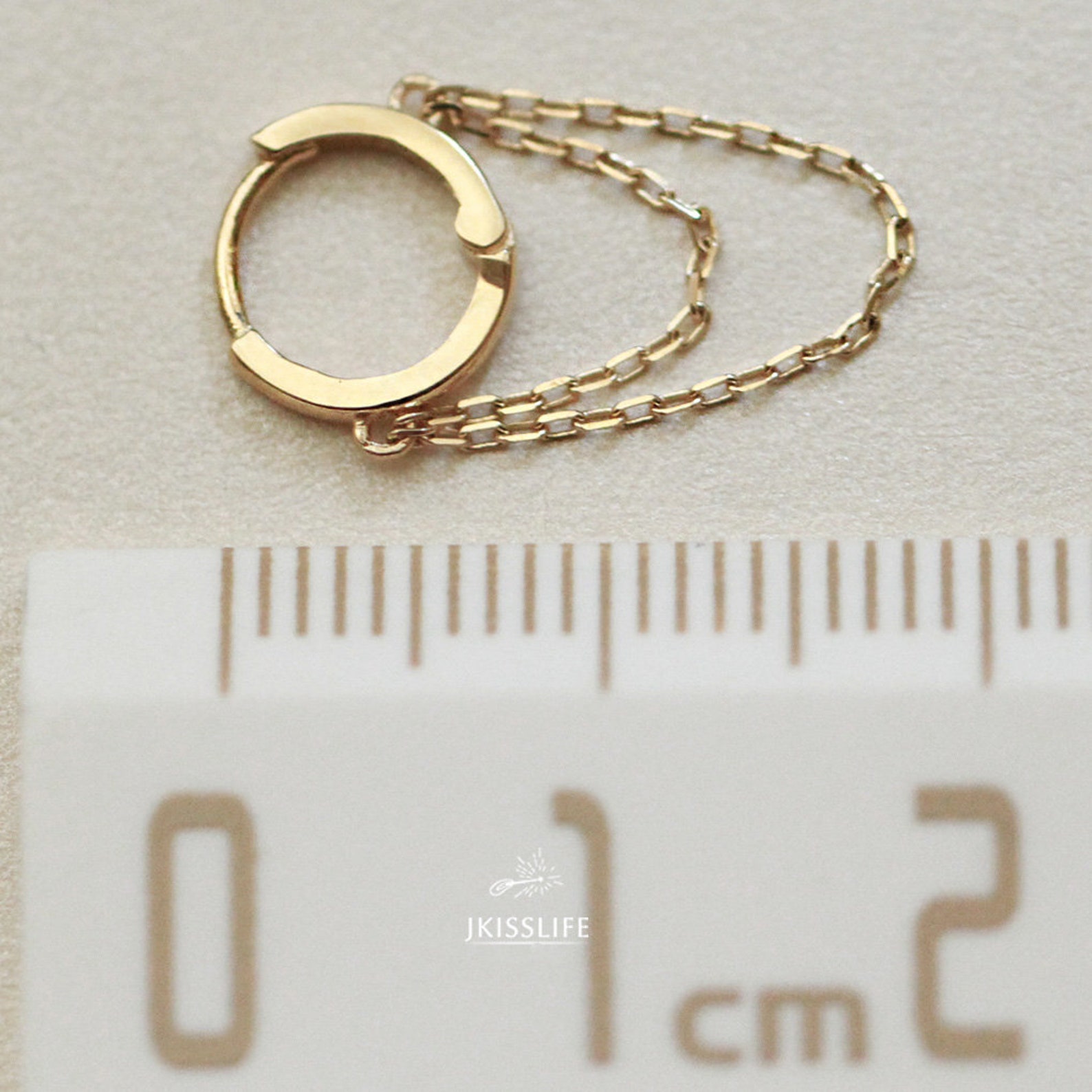 SOLID GOLD Small Hoop Hinged Earrings 9K Solid Gold Delicate - Etsy