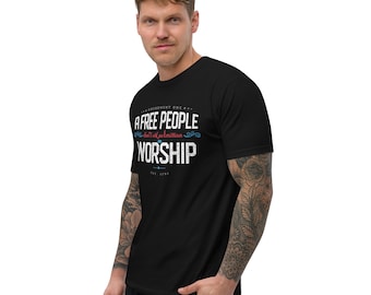 Camiseta de manga corta A Free People Worship