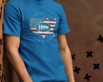 アメリカは故郷 半袖Tシャツ