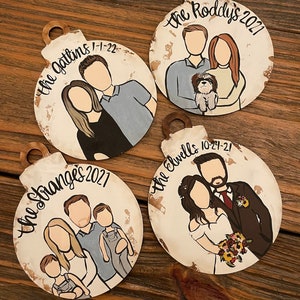 Painted Family Or Pet Keepsake Ornament
