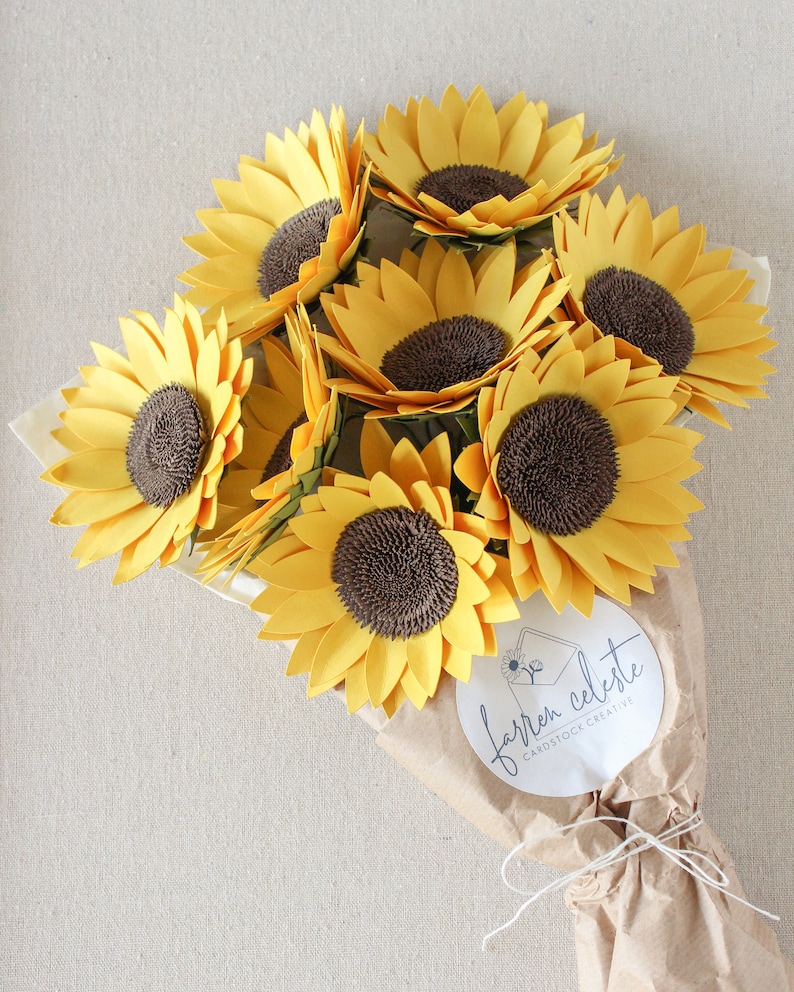 Free Free 246 Paper Sunflower Svg Cricut SVG PNG EPS DXF File