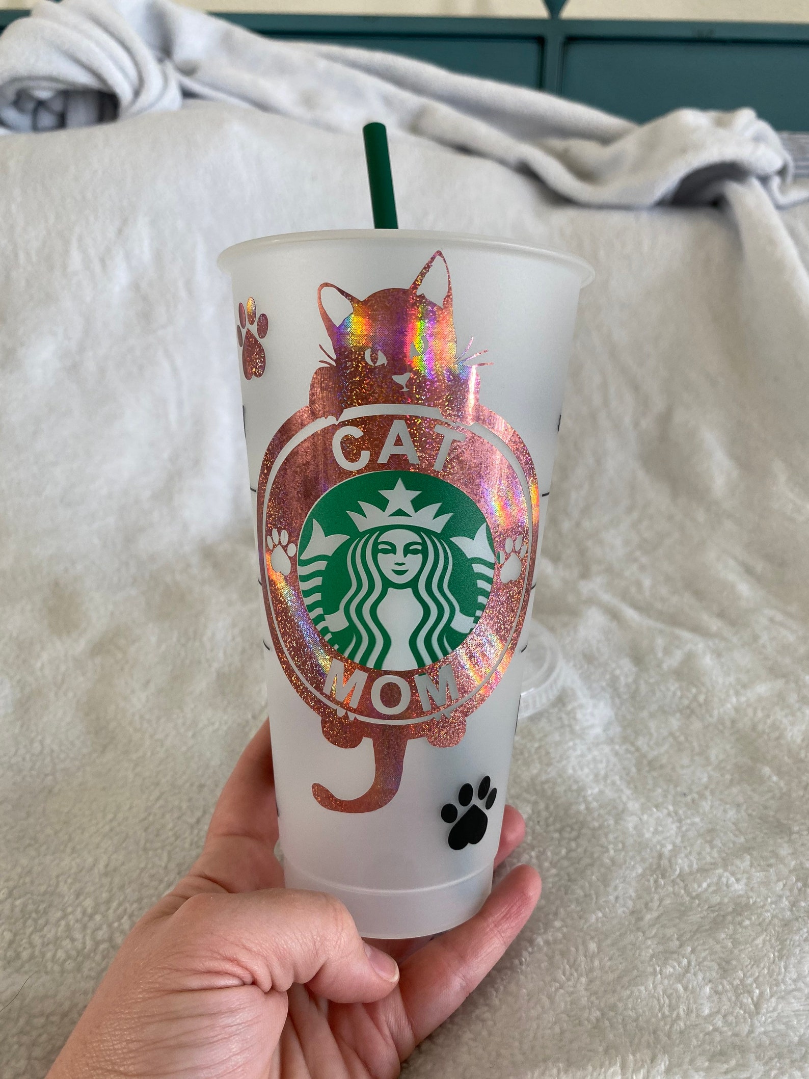 Cat Mom Tumbler Starbucks Cat Mama Tumbler Starbucks Cold Etsy