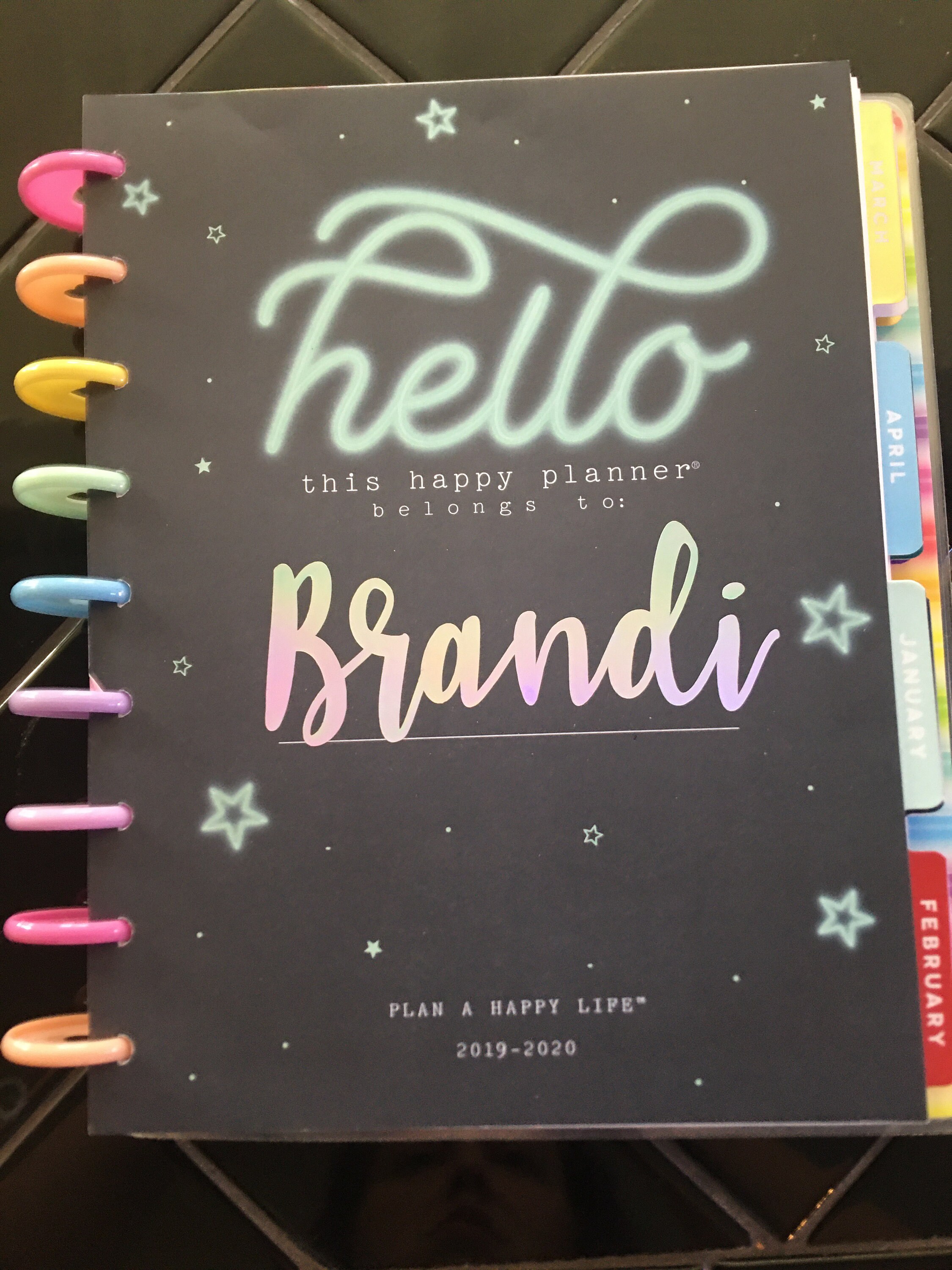 Happy Planner Name Decals Planner Name Vinyl Decals Planner Etsy