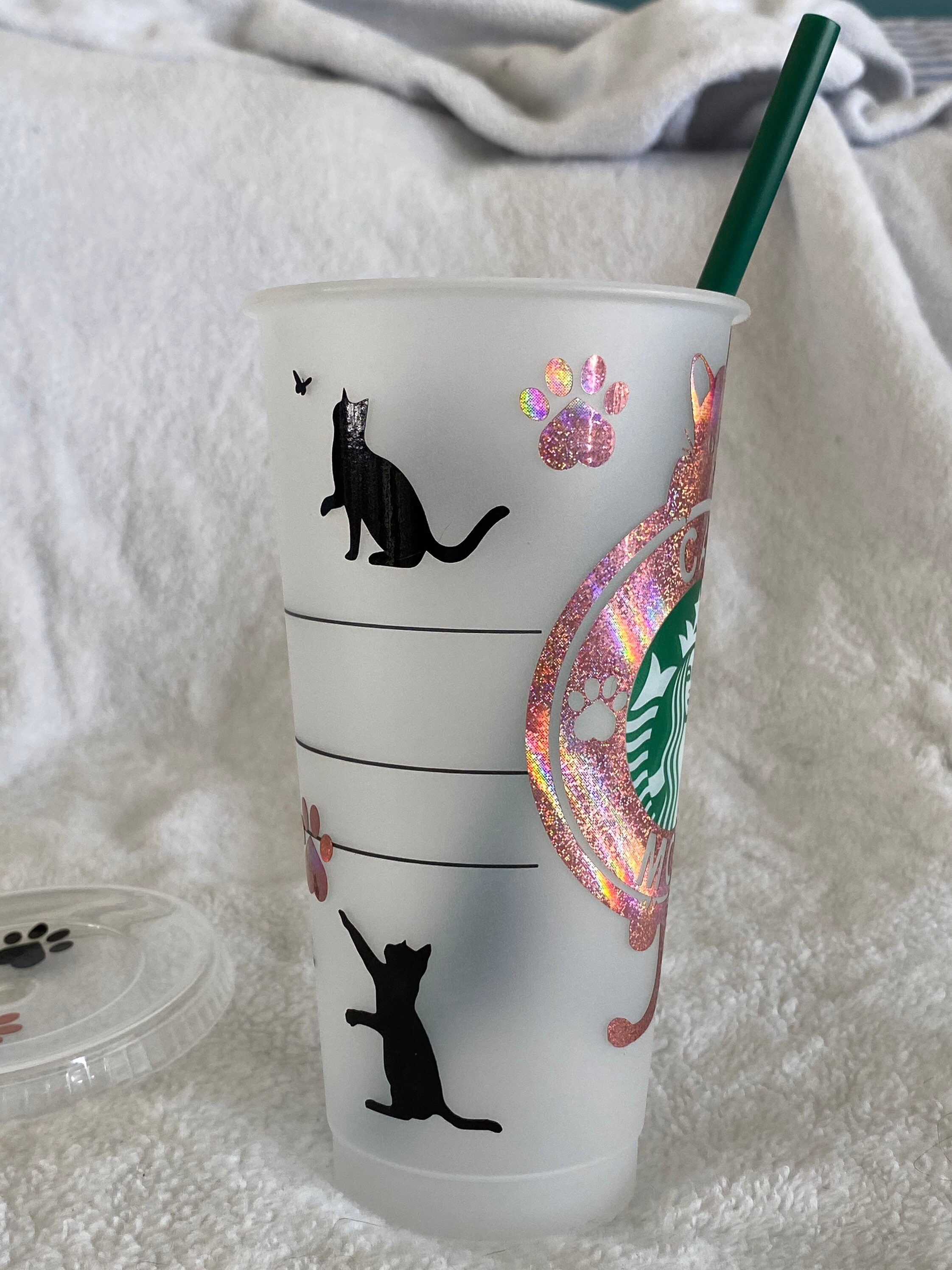 Cat Mom Tumbler Starbucks Cat Mama Tumbler Starbucks Cold Etsy