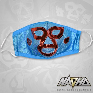 Nacho Libre Luchador Wrestler Face Cover