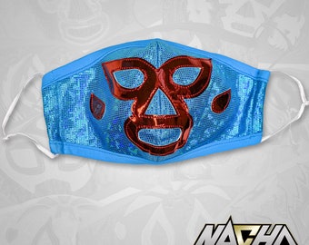 Nacho Libre Luchador Wrestler Face Cover