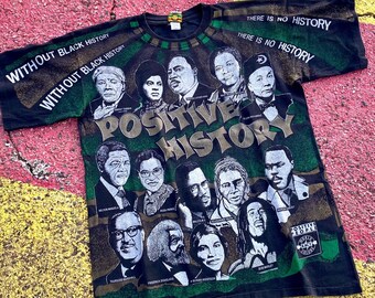 Vintage 90s Kacy World Colors Positive History Black History