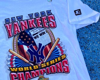 1996 New York Yankees World Series Champions Shirt Vintage 90s Tee