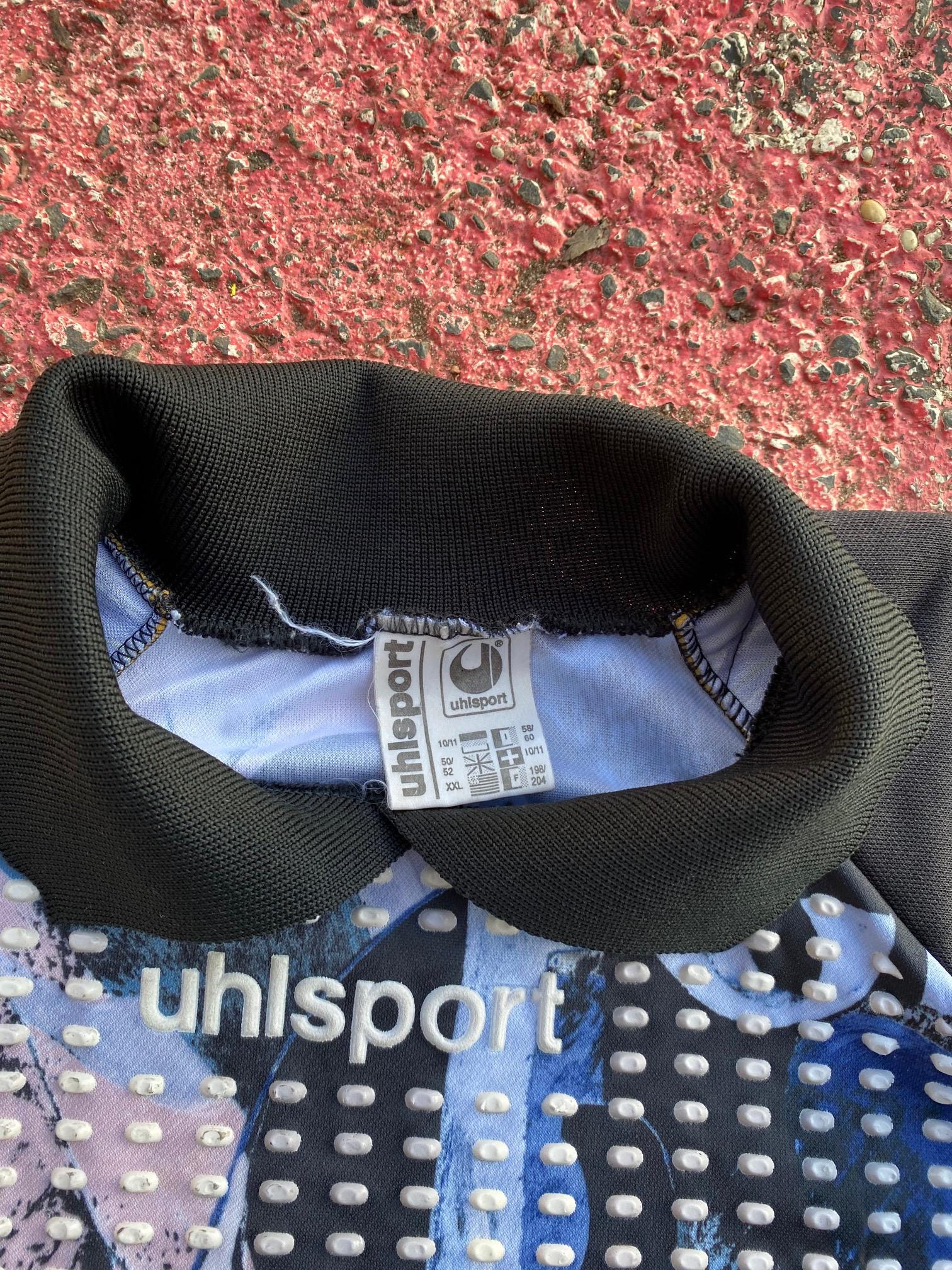 Vintage 90s Uhlsport Soccer Football Goalkeeper Goalie Abstract