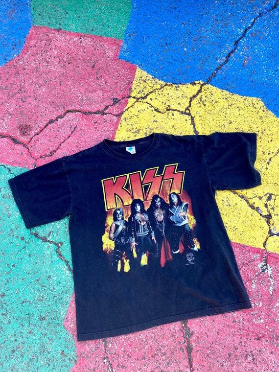 Vintage 1996/97 Kiss Alive Worldwide Concert Tour Band Tee Kiss