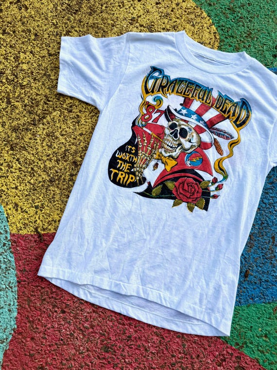 Vintage 1987 Grateful Dead Fall Tour It's Worth the Trip 80s GDM