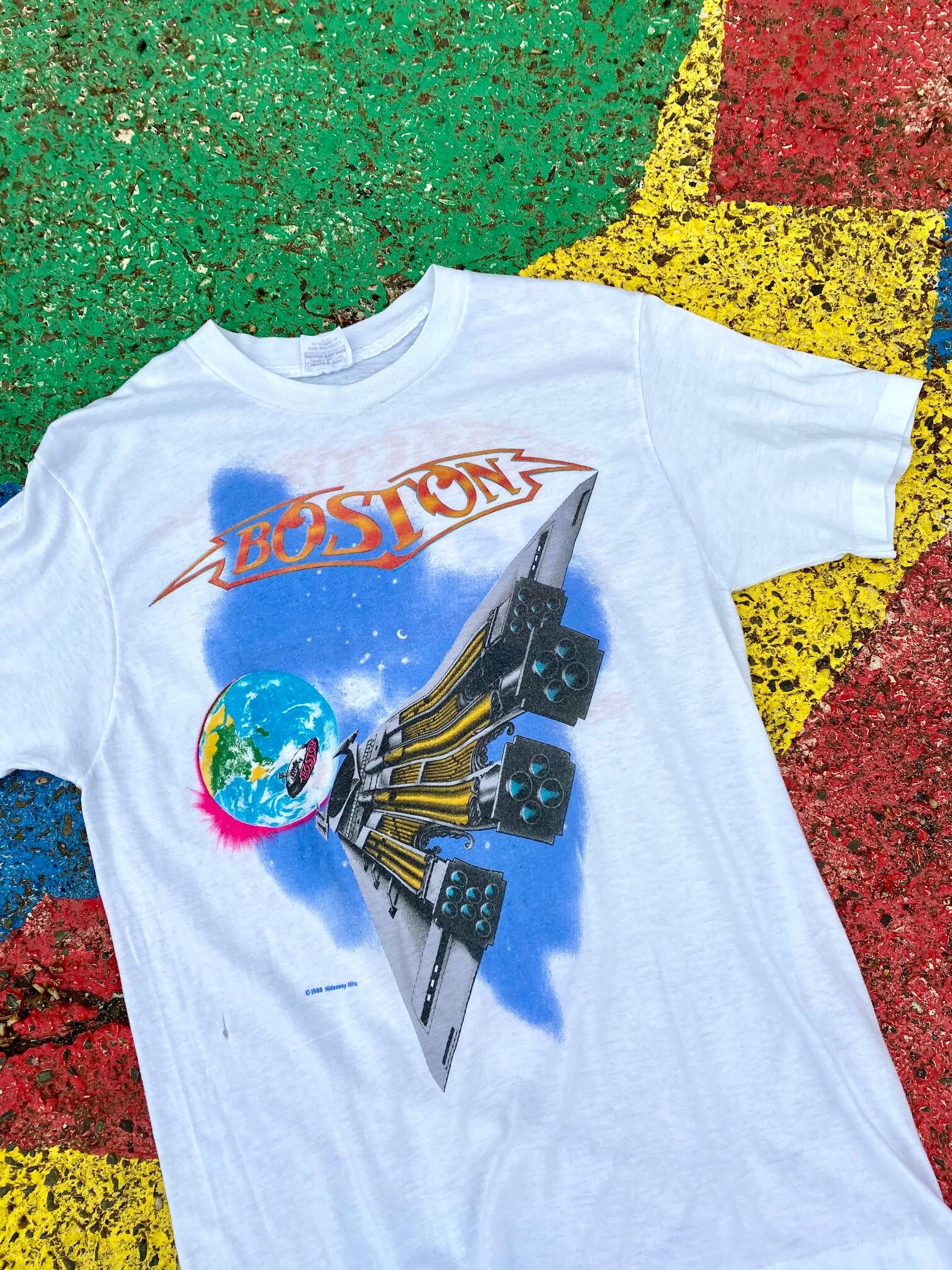 ボストン U.S. TOUR 1987 Tシャツ　ビンテージ　オリジナル 1987 Boston US Tour Shirt – WyCo Vintage