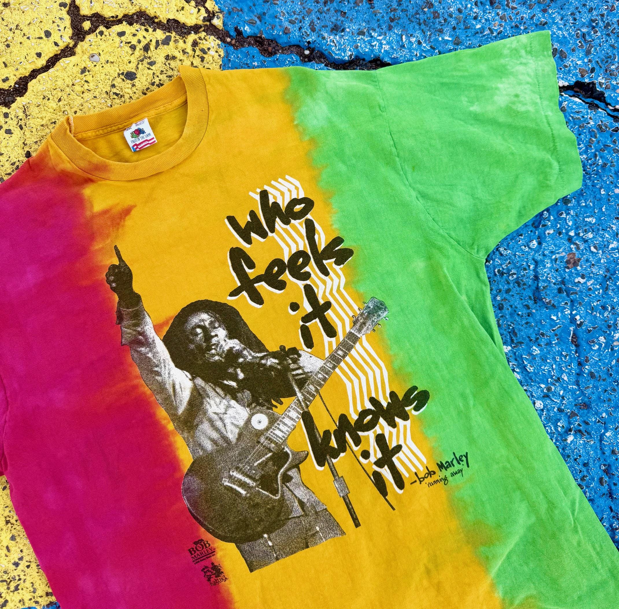 Bob Marley Tie Dye - Etsy