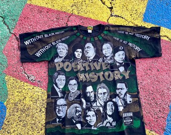 Vintage 90s Kacy World Colors Positive History Black History