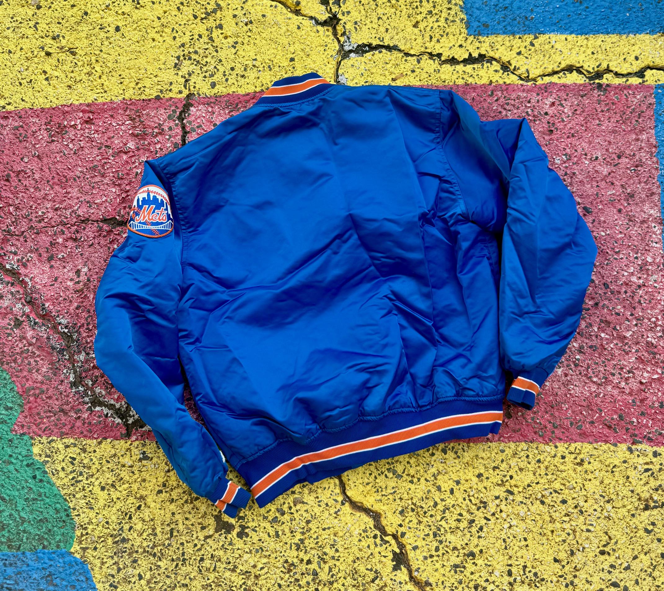 Vintage 80s 90s New York Mets Starter Satin MLB Baseball