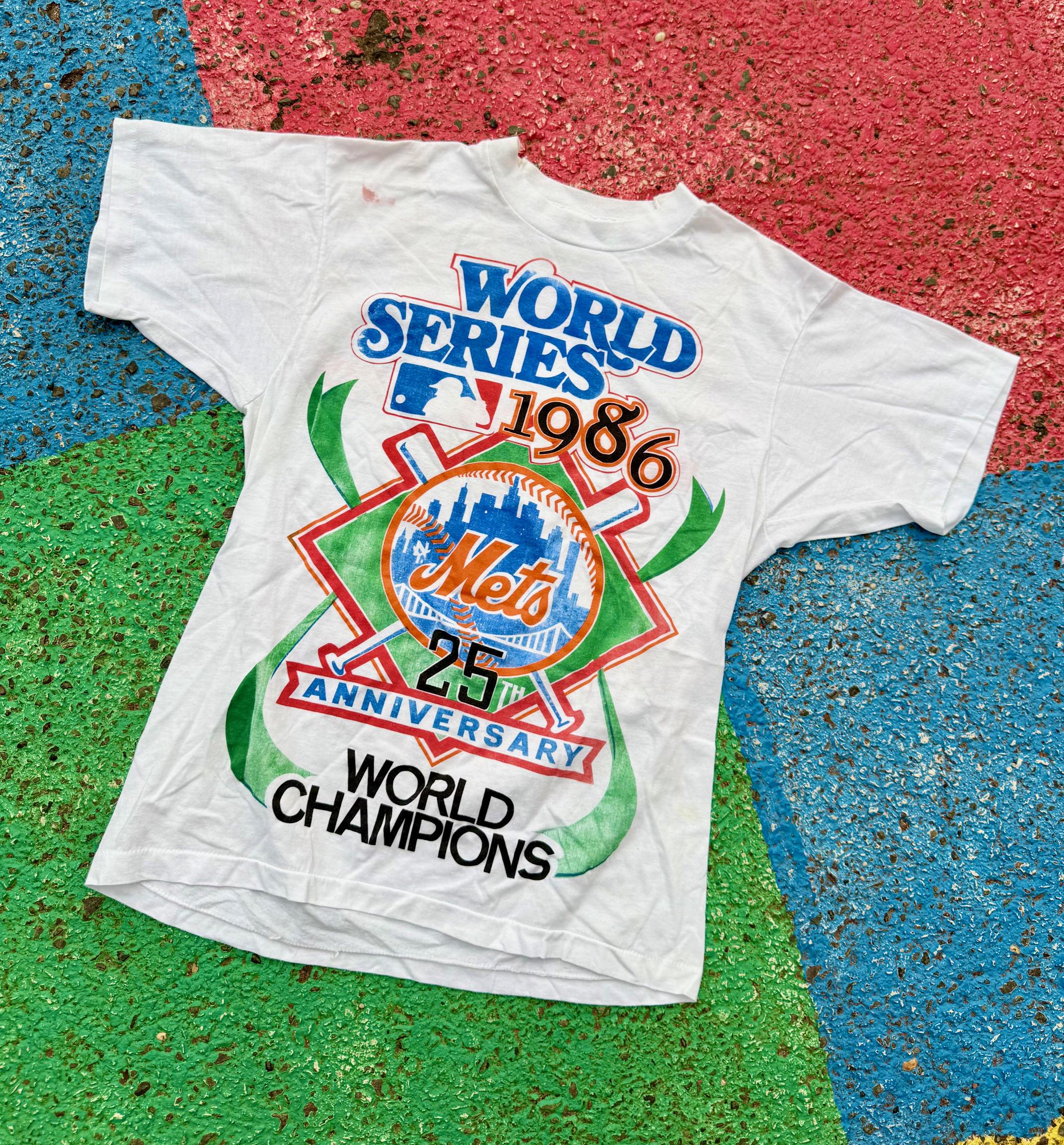 Vintage 1986 New York Mets MLB Baseball World Series Champions Way