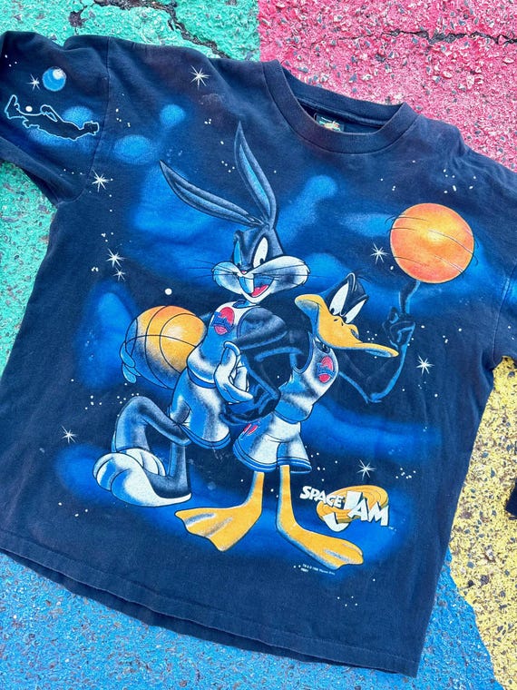 Vintage 1996 Space Jam Bugs Bunny Daffy Duck This Means War Movie