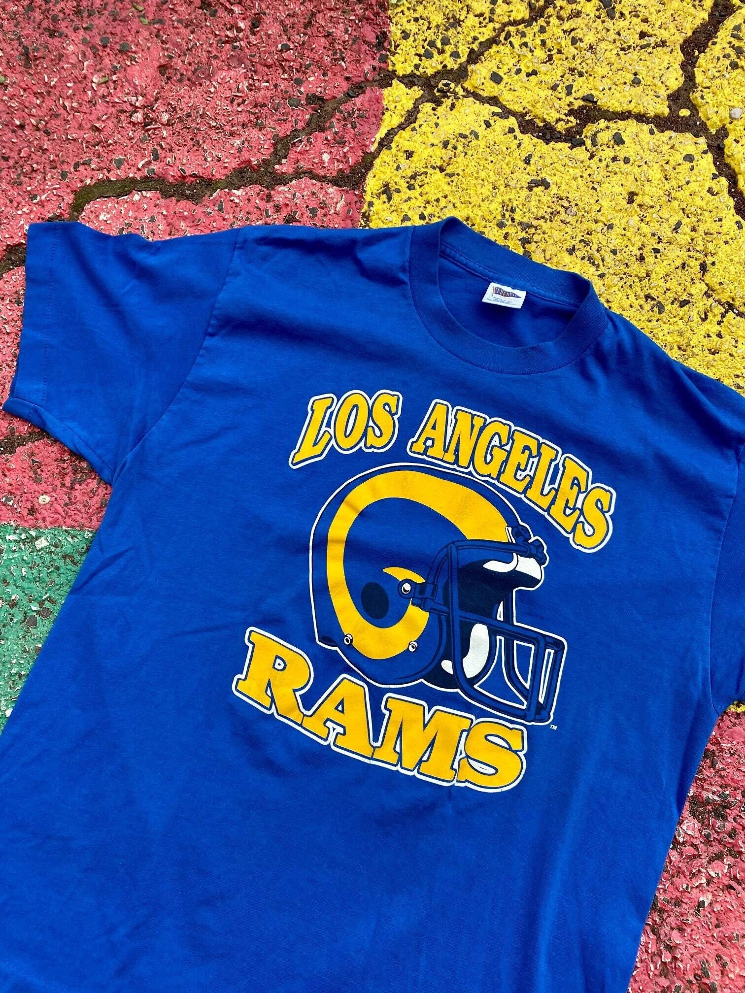 Rams throwback t shirt hot sale
