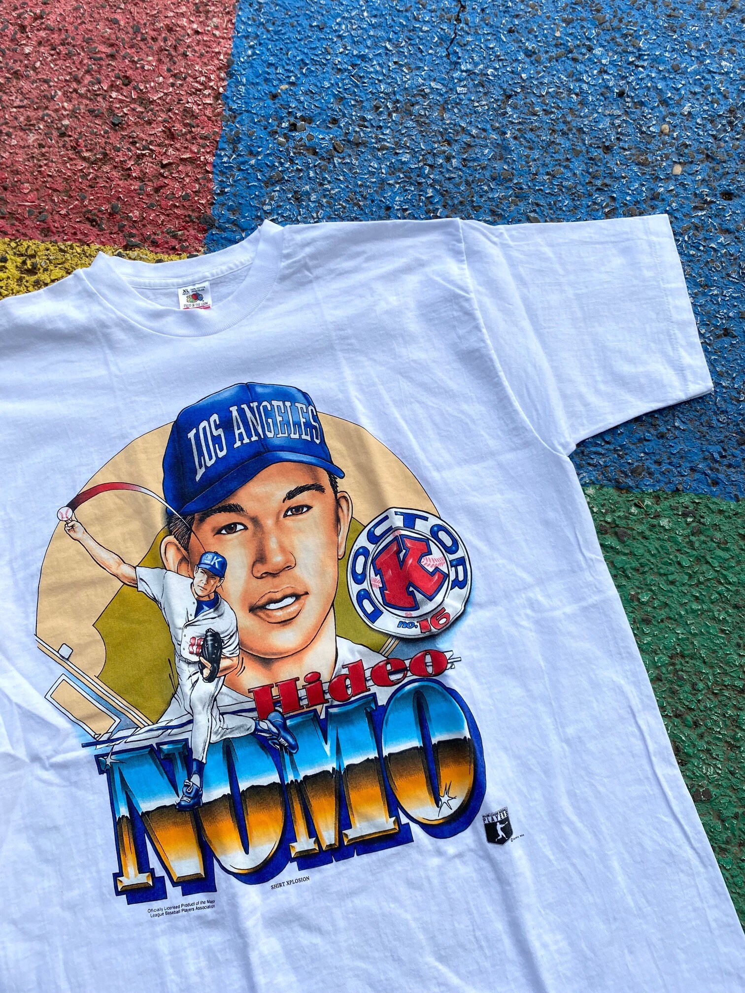 LA Dodgers Hideo Nomo 16 Doctor K TEE