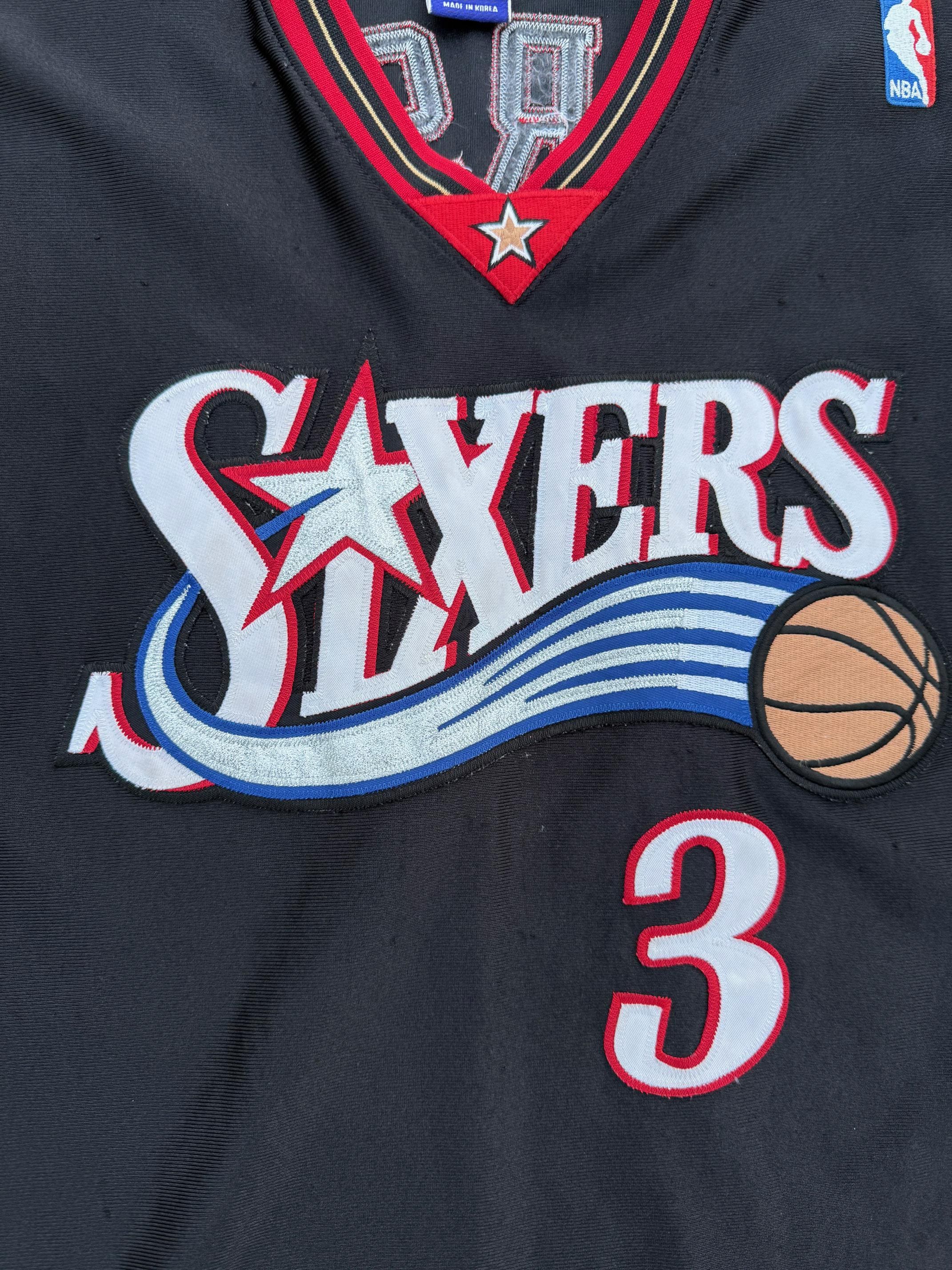 Vintage 90s Allen Iverson Philadelphia 76ers NBA Basketball