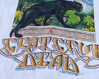 Vintage 1989 Grateful Dead Save the Rainforest Black Panther Rare