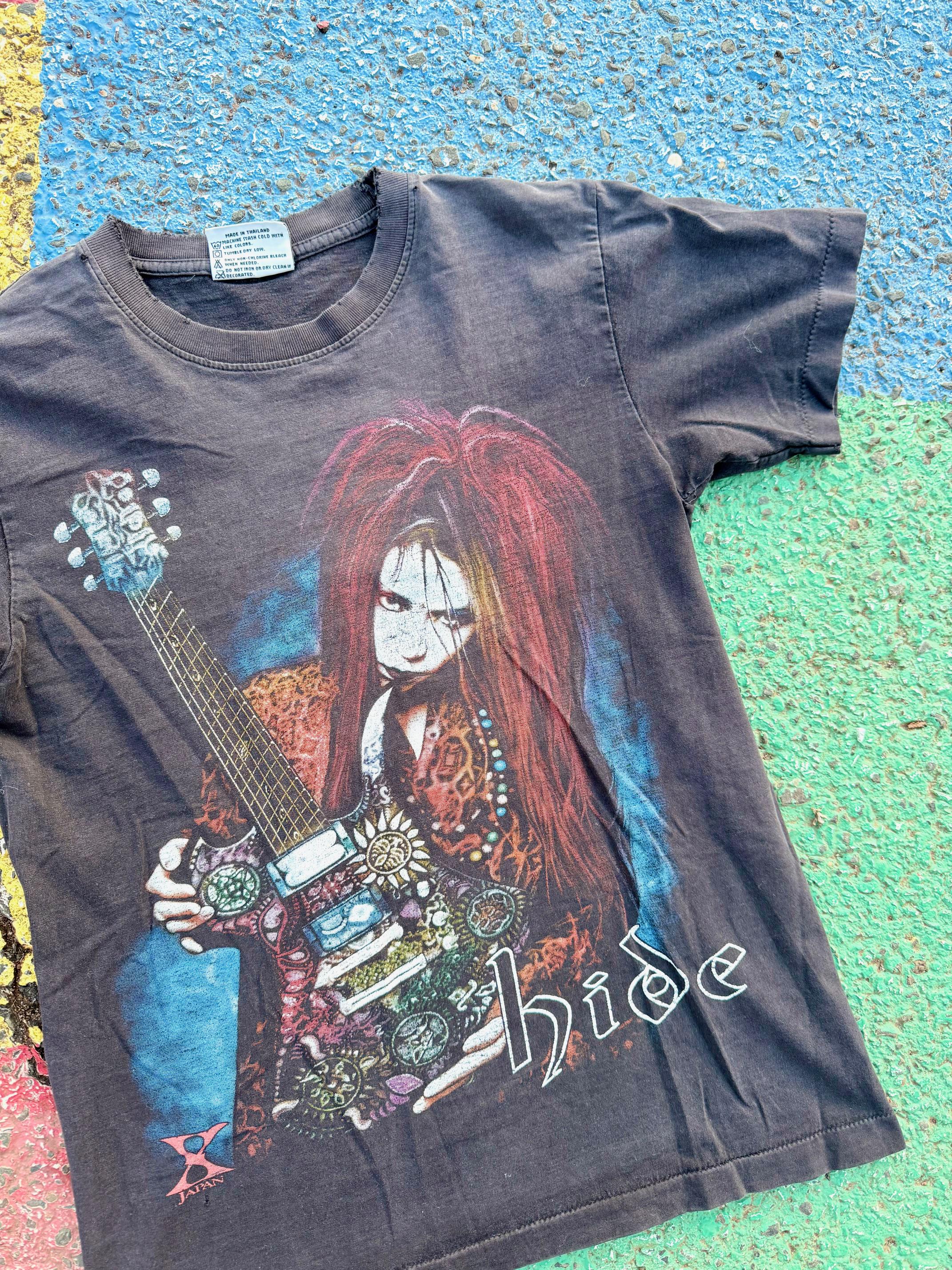 Vintage 90s Hide X Japan Japanese Rock Band Music Concert