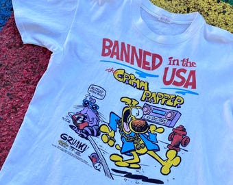 グリミー カートゥーン T シャツ ヴィンテージ 90 年代 ドリンク
