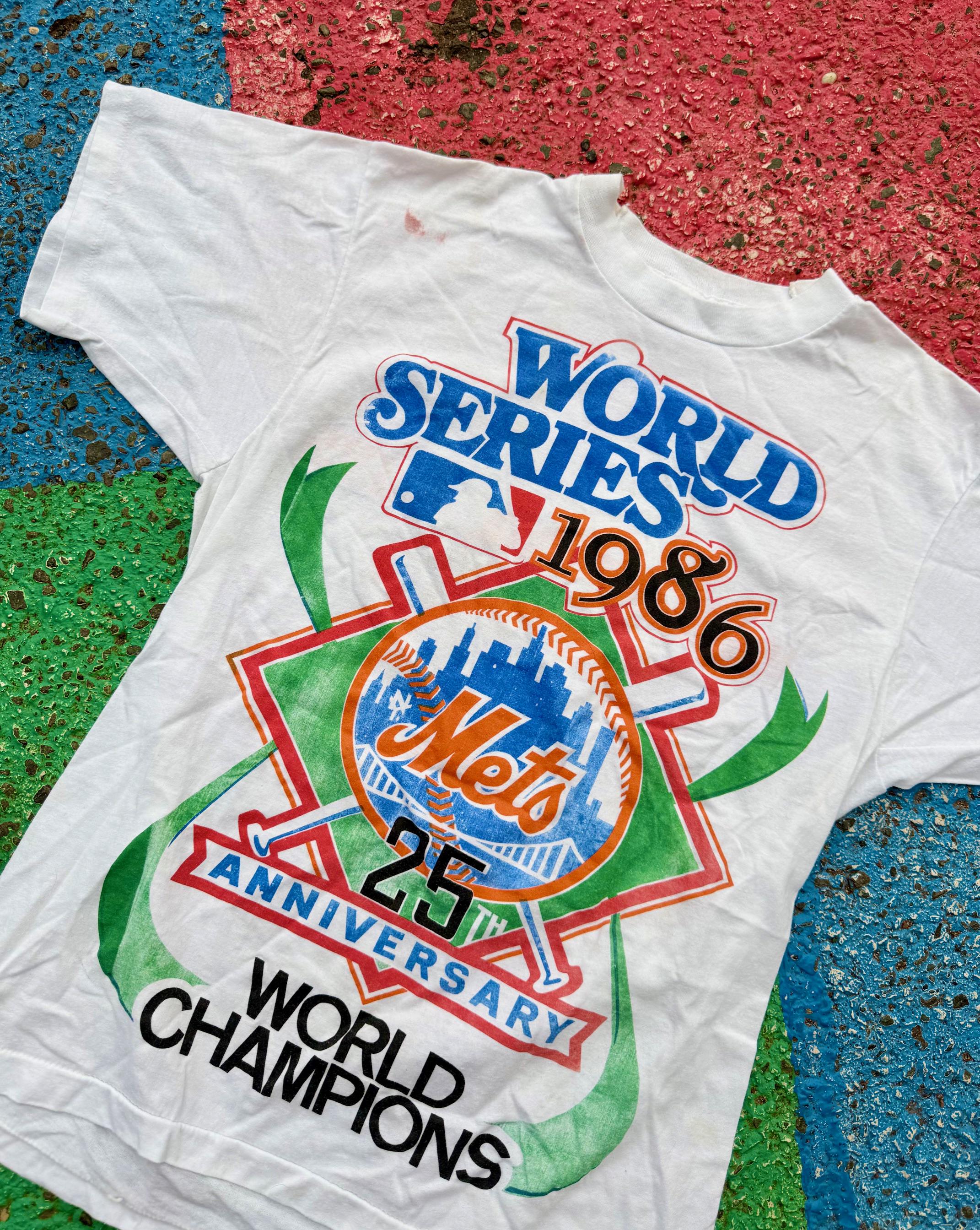 Vintage 1986 New York Mets MLB Baseball World Series Champions Way