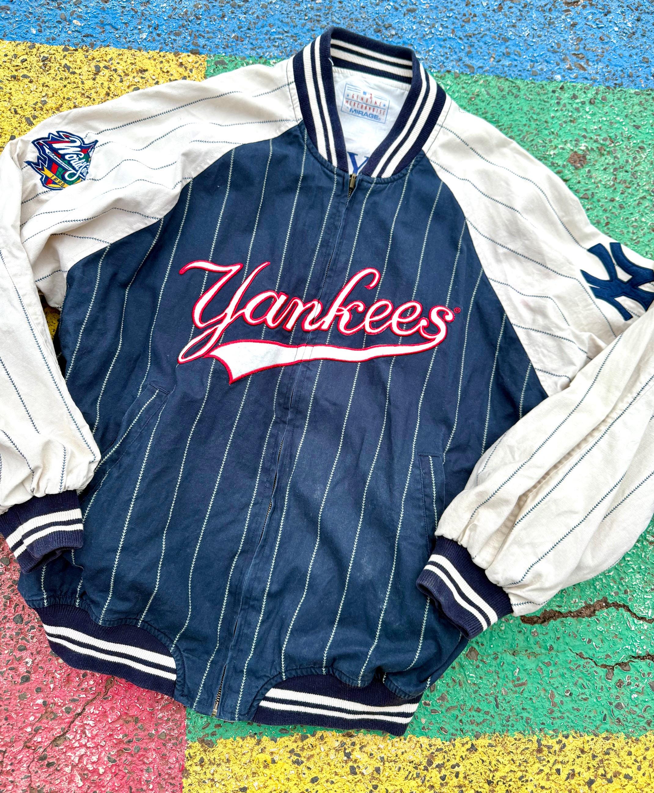 も*も様 古着 90年代 MIRAGE ROCKIES MLB チームジャケット Vintage 1990s Mirage Brooklyn Dodgers Ebbets Field 1955 World