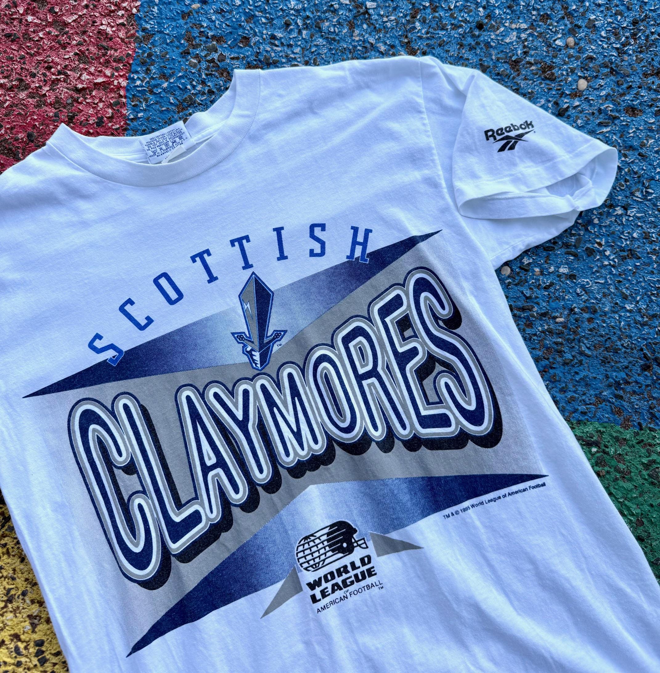 Vintage 1995 Scottish Claymores Reebok World League of American