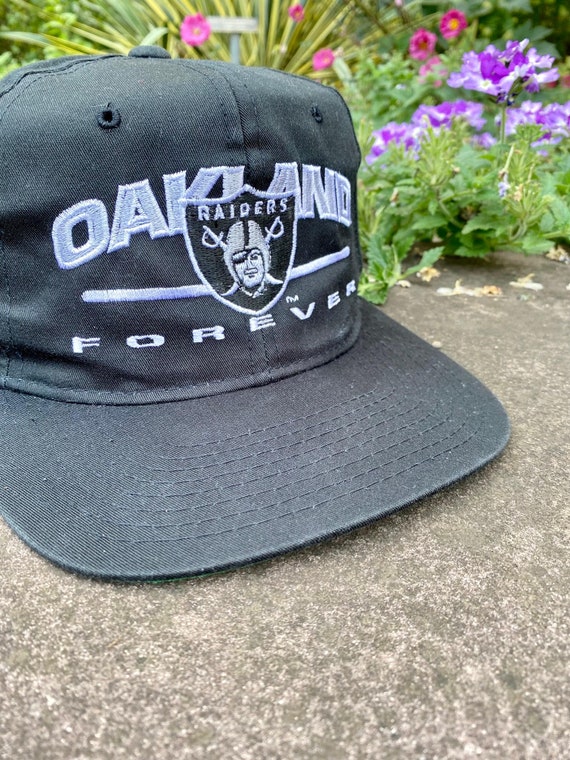 【希少】90s スターター NFL レイダース スナップバック キャップ 黒×灰 希少】90s スターター NFL レイダース スナップバック キャップ 黒×灰