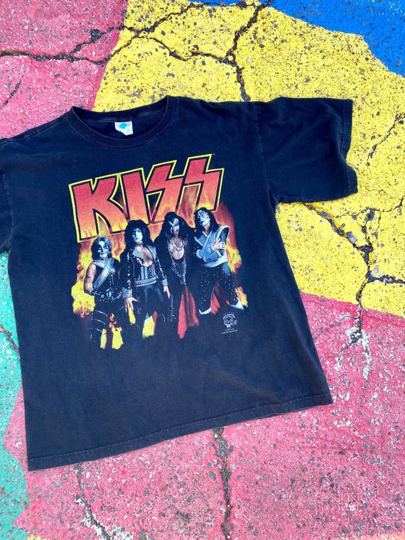 Vintage 1996/97 Kiss Alive Worldwide Concert Tour Band Tee Kiss