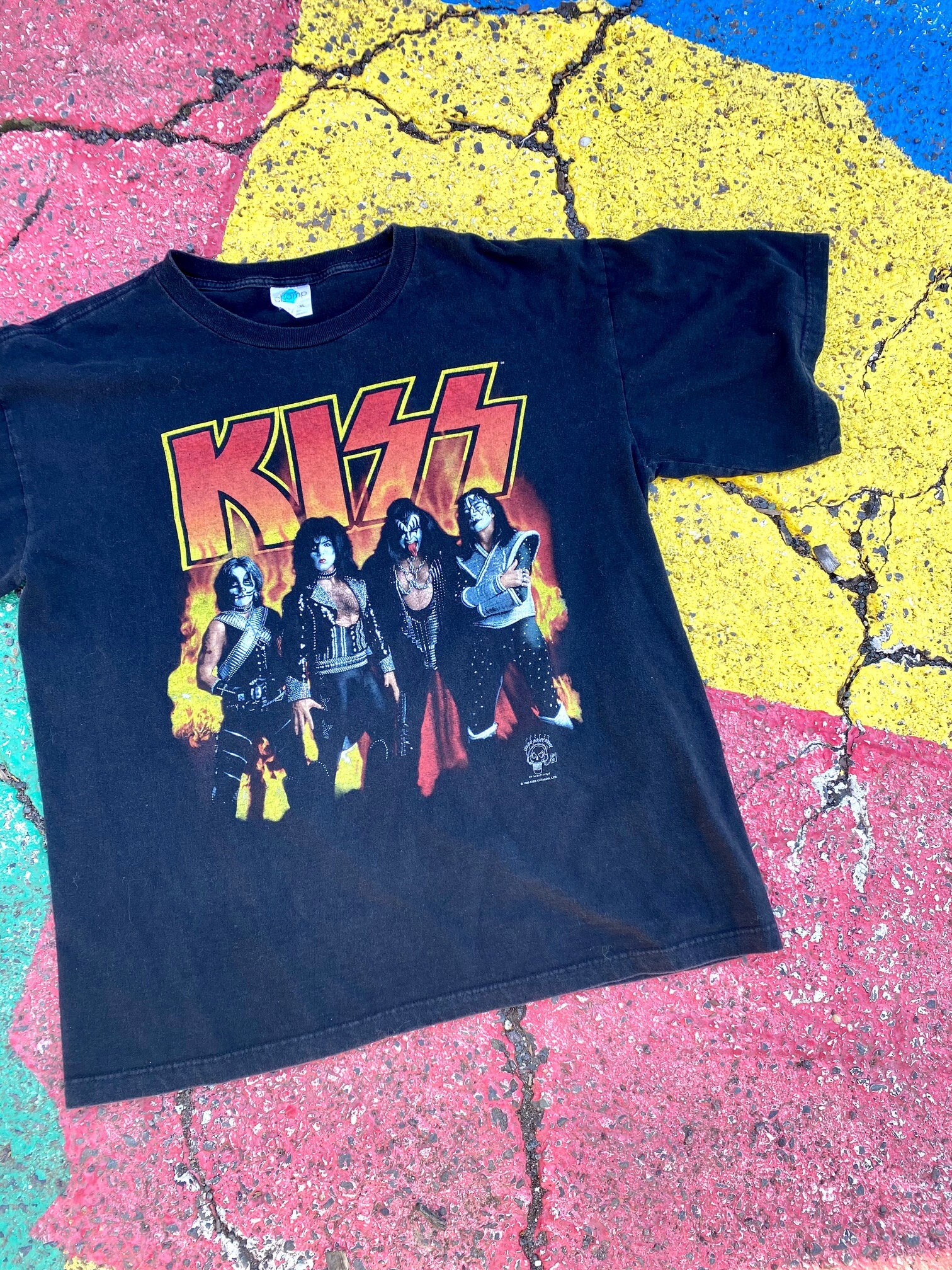 Vintage 1996/97 Kiss Alive Worldwide Concert Tour Band Tee Kiss