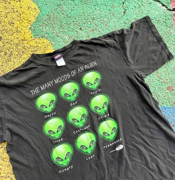 Vintage 1996 Many Moods of an Alien 90s Lifeware Liquid Alien