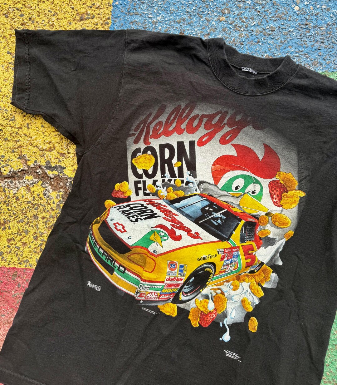 Vintage 1996 Terry Labonte Kellogg's Corn Flakes Racing NASCAR Graphic ...