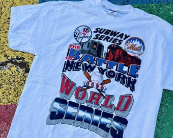 Vintage 2000 World Series New York Mets VS New York Yankees T