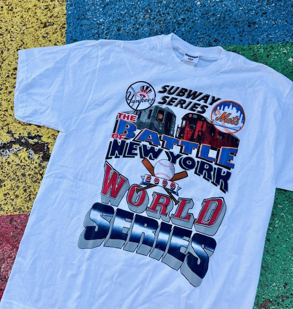 Vintage 2000 New York Yankees Mets MLB Baseball Subway Series 
