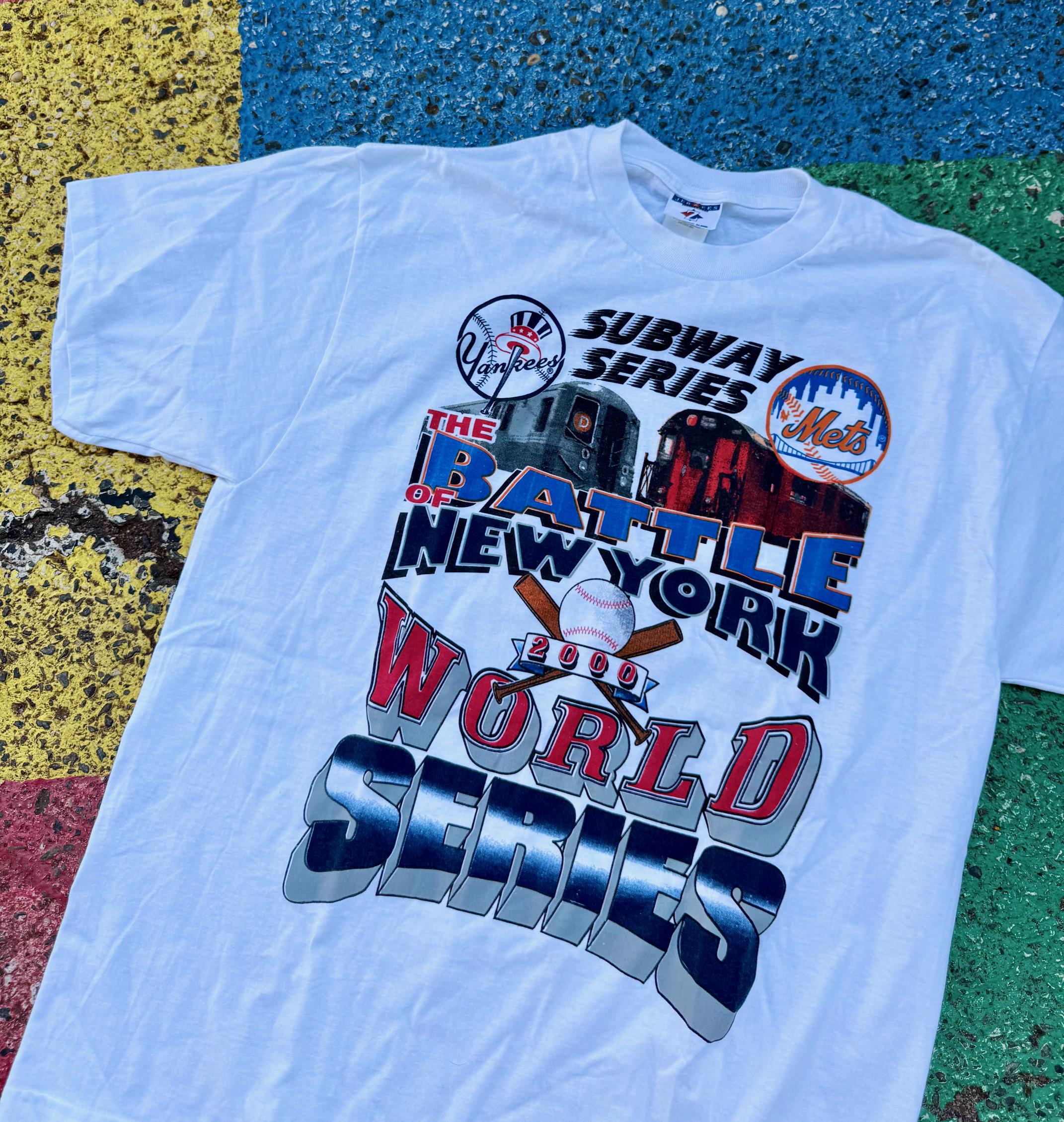 MLB - Yankees &amp; Mets ワールドシリーズ2000 Tシャツ MLB World Series Subway Series 2000 New York Yankees Mets