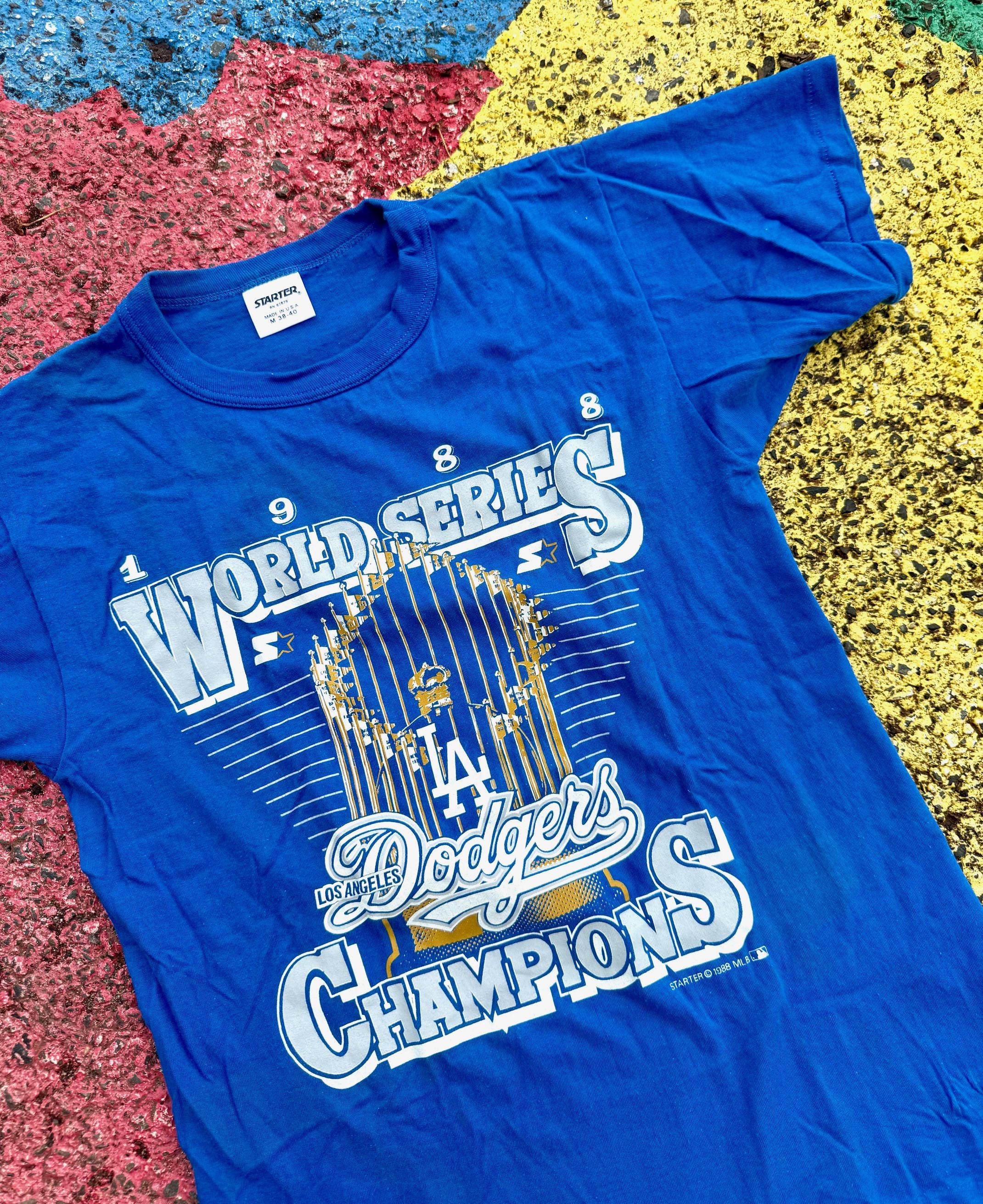 Vintage 1988 Los Angeles Dodgers MLB Baseball World Series
