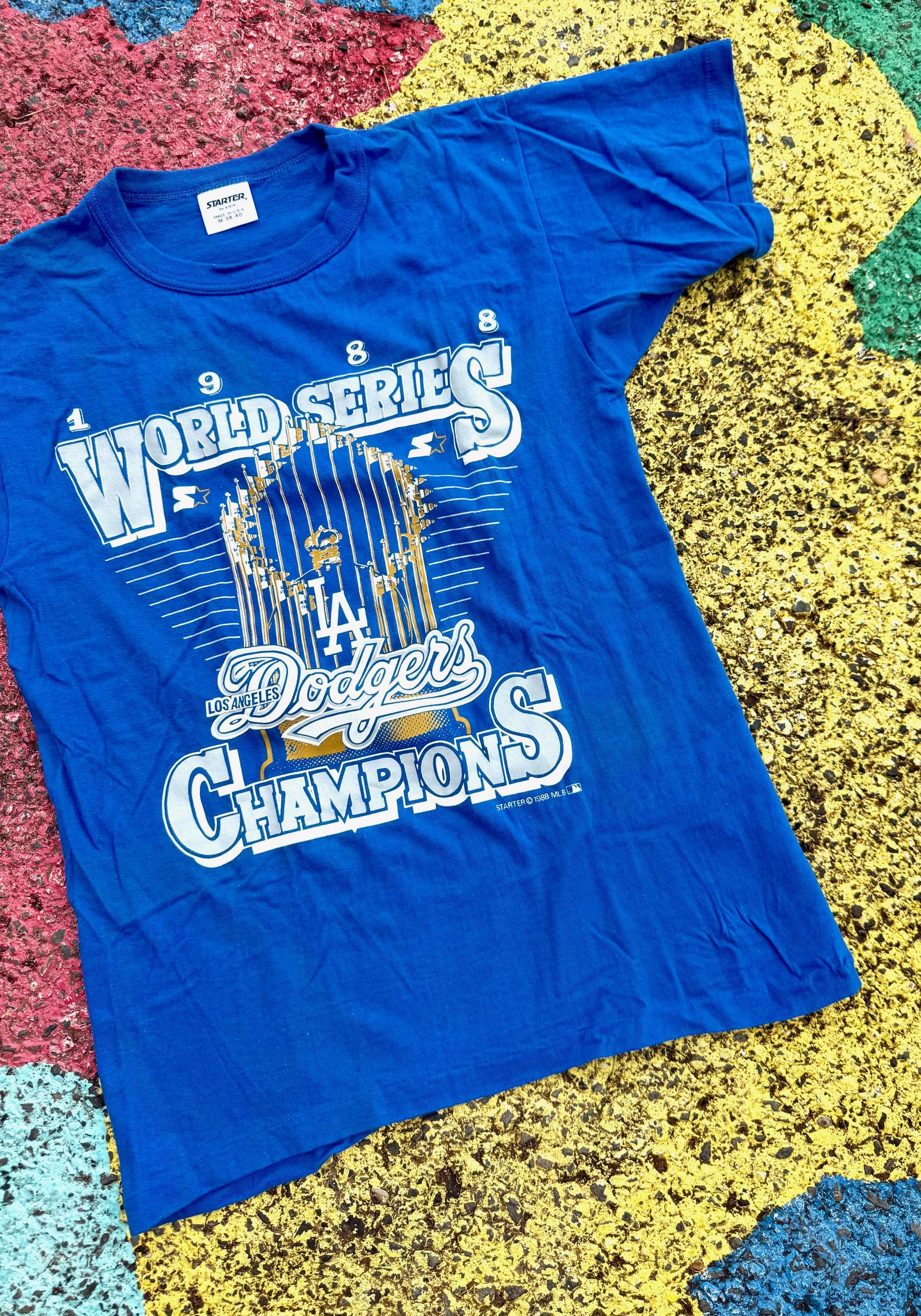 Vintage 1988 LA Dodgers World Series Champs T Shirt
