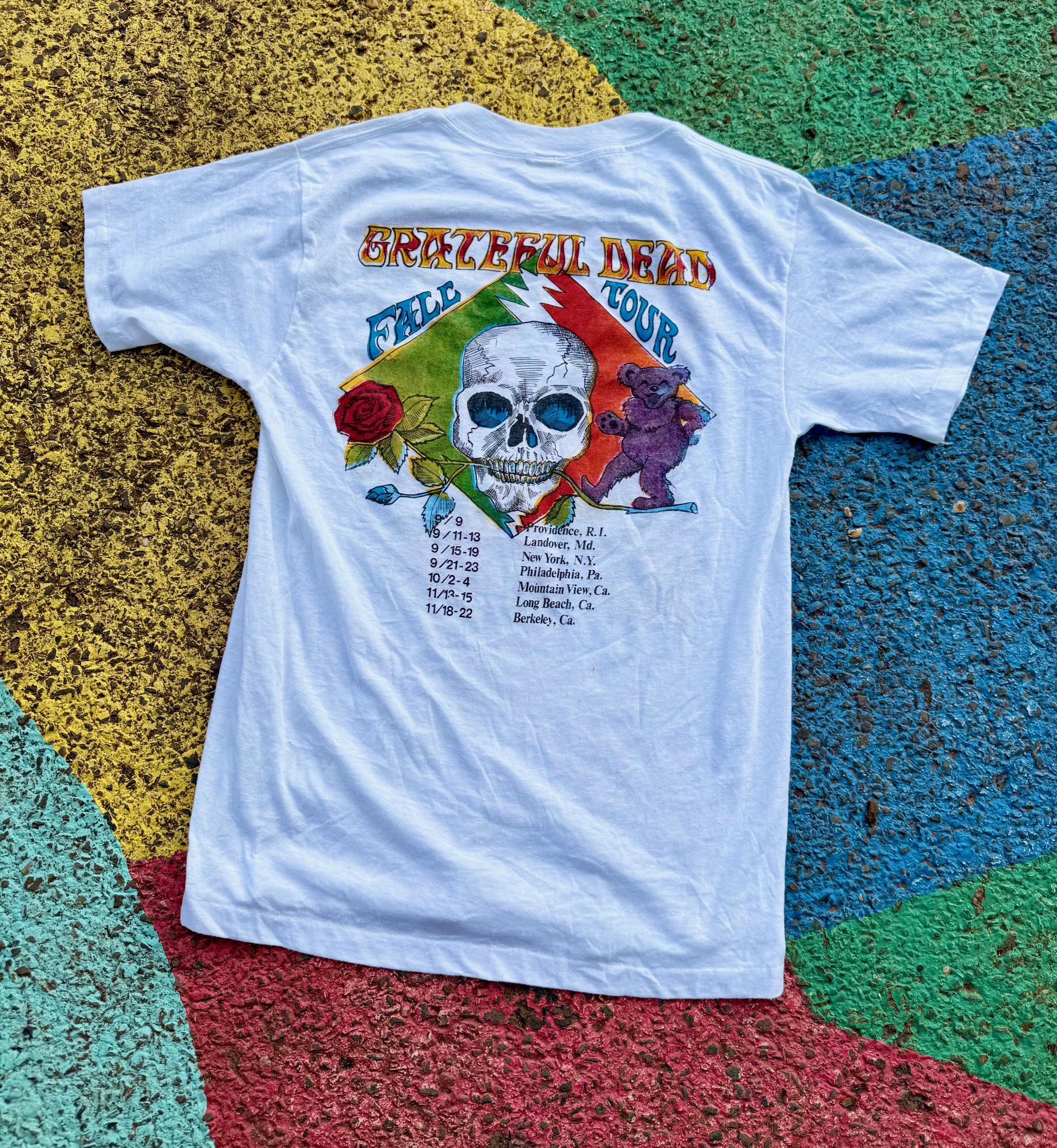 Vintage 1987 Grateful Dead Fall Tour It's Worth the Trip 80s GDM