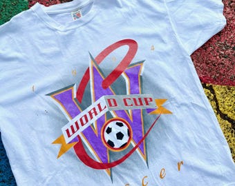 Vintage 1994 World Cup USA Soccer Jacket – Apex One Red White Blue
