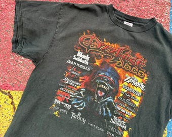 Vintage 90's Ozzy Osbourne Black Sabbath Band Tee Size XL - Etsy