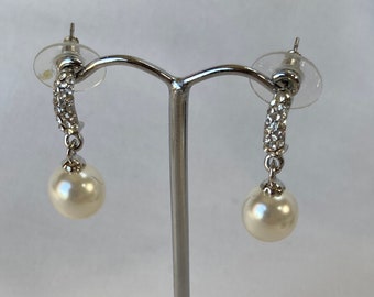 Pearl &Crystal Diamante Sparkly Oorbellen Bruiloft Oorbellen Bruiden Oorbellen Bruiloft Sieraden